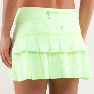 Lululemon Run: Pace Setter Skirt Petit Dot Faded Zap / Faded Zap size 4
